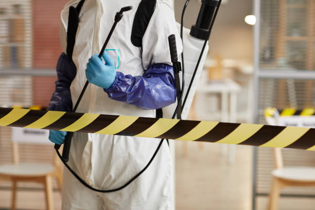 Professional Blood Cleanup technician working in Leesburg, OH